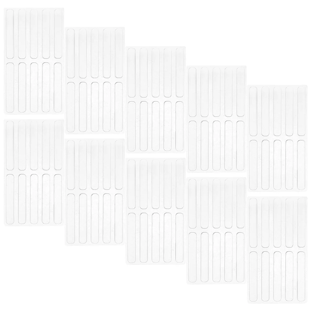 

10 Sheets Self Adhesive Cabinet Bumper Sliding Door Bumper Clear Drawer Bumper Wall Protector