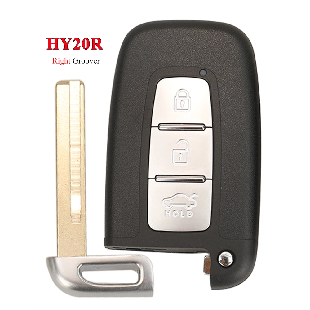 Jinyuqin 3-кнопочный смарт-брелок с дистанционным управлением для Hyundai I30 Ix35 Coupe Elantra Veloster Equus Genesis Velo Sonata Uncut Blade