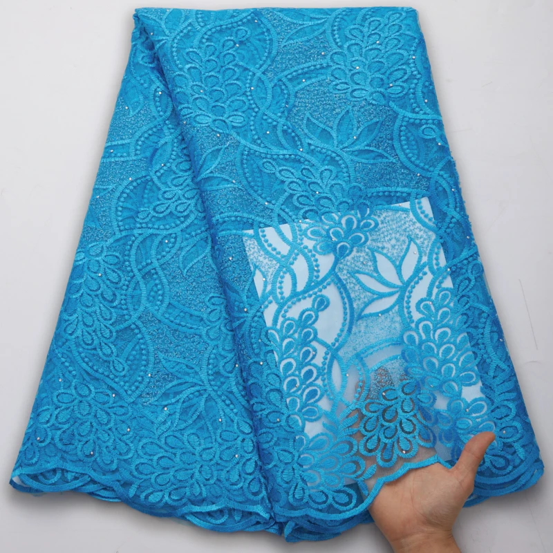 

Розовая африканская кружевная ткань с вышивкой камнями нигерийская французская сетчатая Тюлевая кружевная ткань 2022 высокое качество 5 ярд...