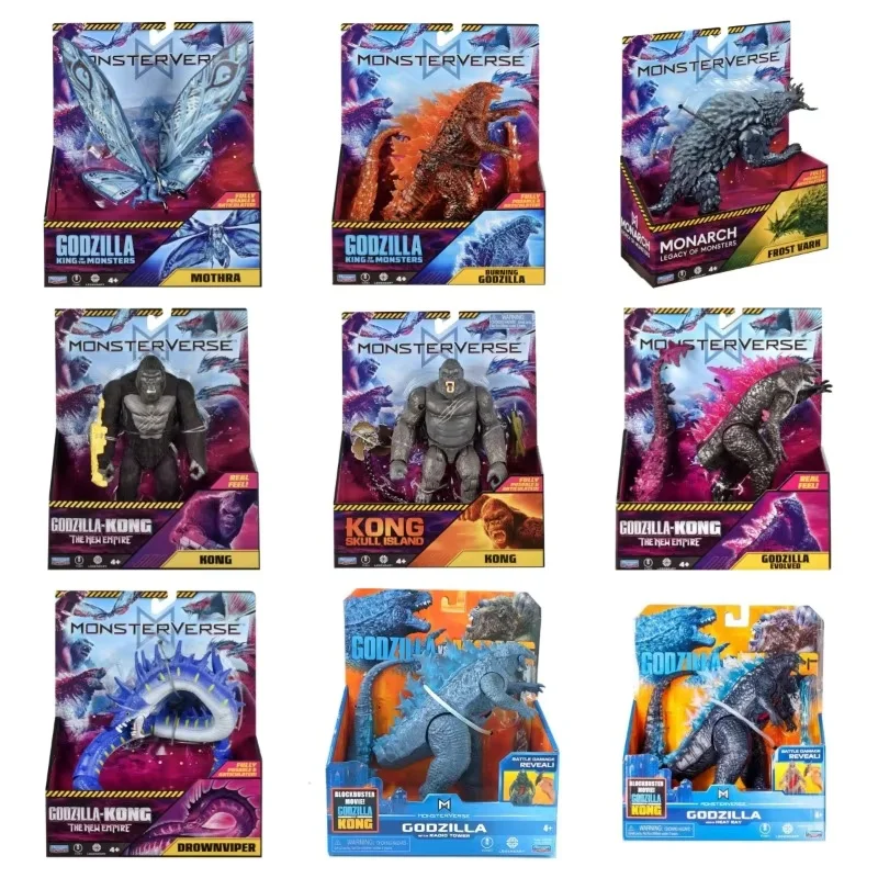 Фото Playmates Godzilla Vs Kong Empire с подвижным суставом, экшн-фигурка MOTHRA FROST VARK Skar King Shimo, модель игрушки, подарки для детей №2