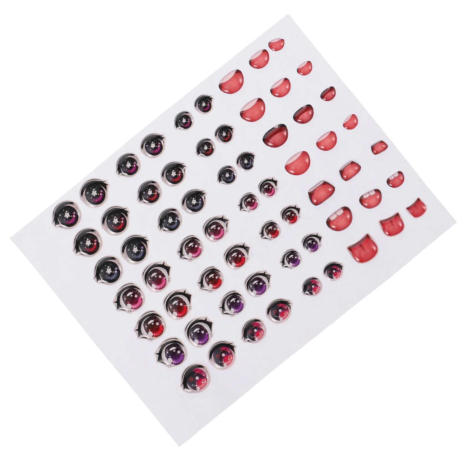 

Plush Epoxy Eye Stickers Mouth Figurine Face Organ Patch Decals Cartoon Eyes for toys