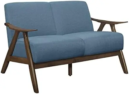 

Elle Living Room Loveseat, Blue