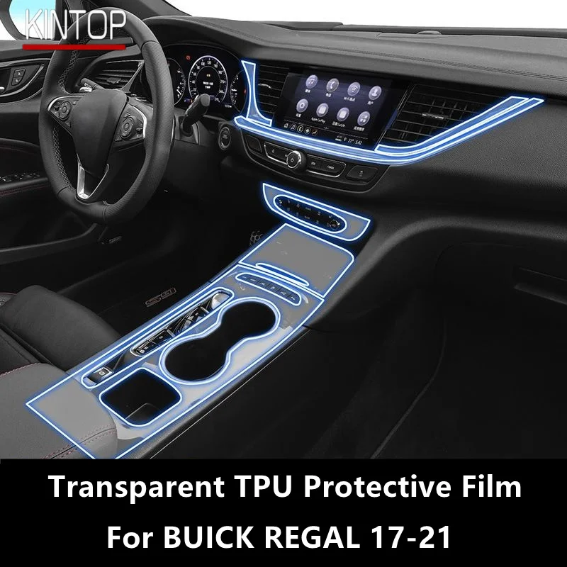 

For BUICK REGAL 17-21 Car Interior Center Console Transparent TPU Protective Film Anti-scratch Repair Film Accessories Refit