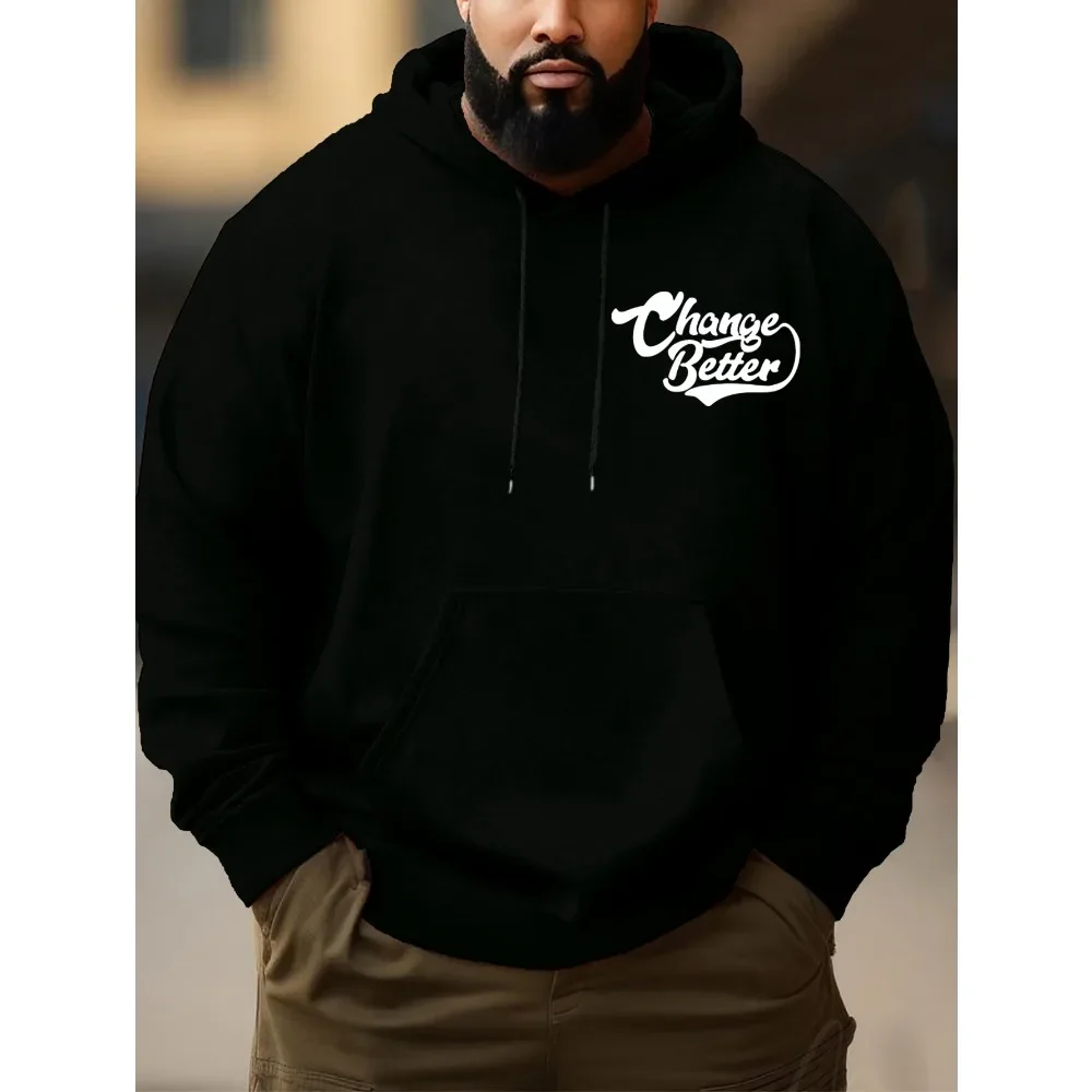 Толстовки TOQUCL Change Better весенне-осенние мужские и женские толстовки в стиле хип-хоп