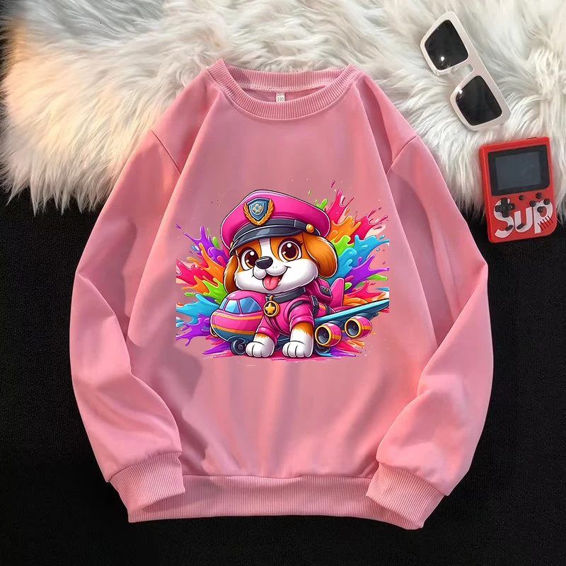 Детский свитшот Щенячий патруль толстовки с героями мультфильмов Чейз Скай