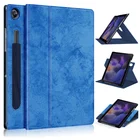 Чехол для планшета Samsung Tab A8, 10,5 дюйма, тканевый чехол с вращением для Samsung Galaxy Tab A8, задняя крышка, 2021 + подарок