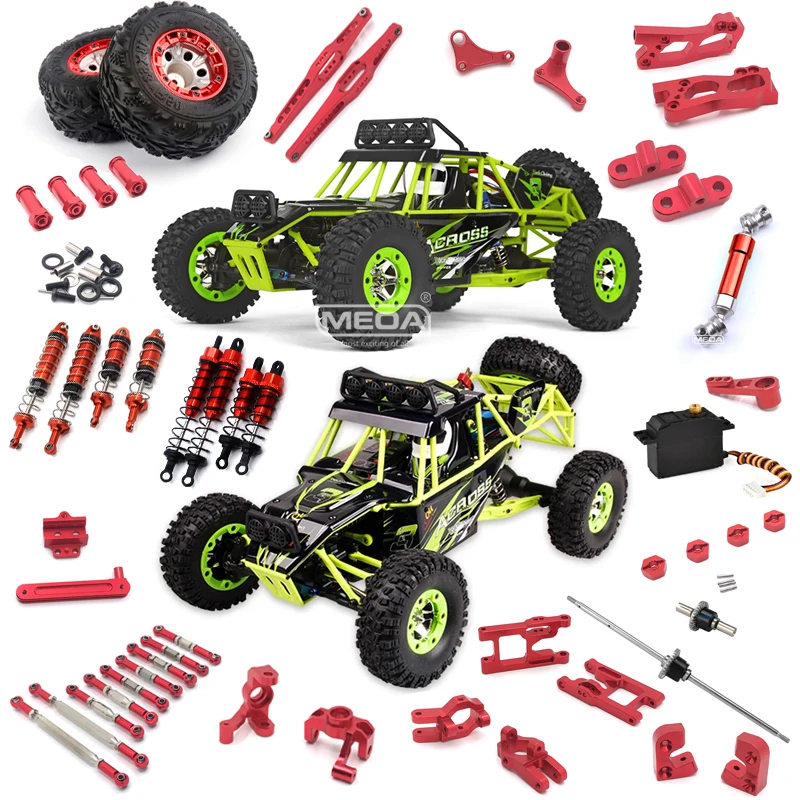 WLtoys 12428 12427 12423 RC альпинистский автомобиль грузовик все металлические детали