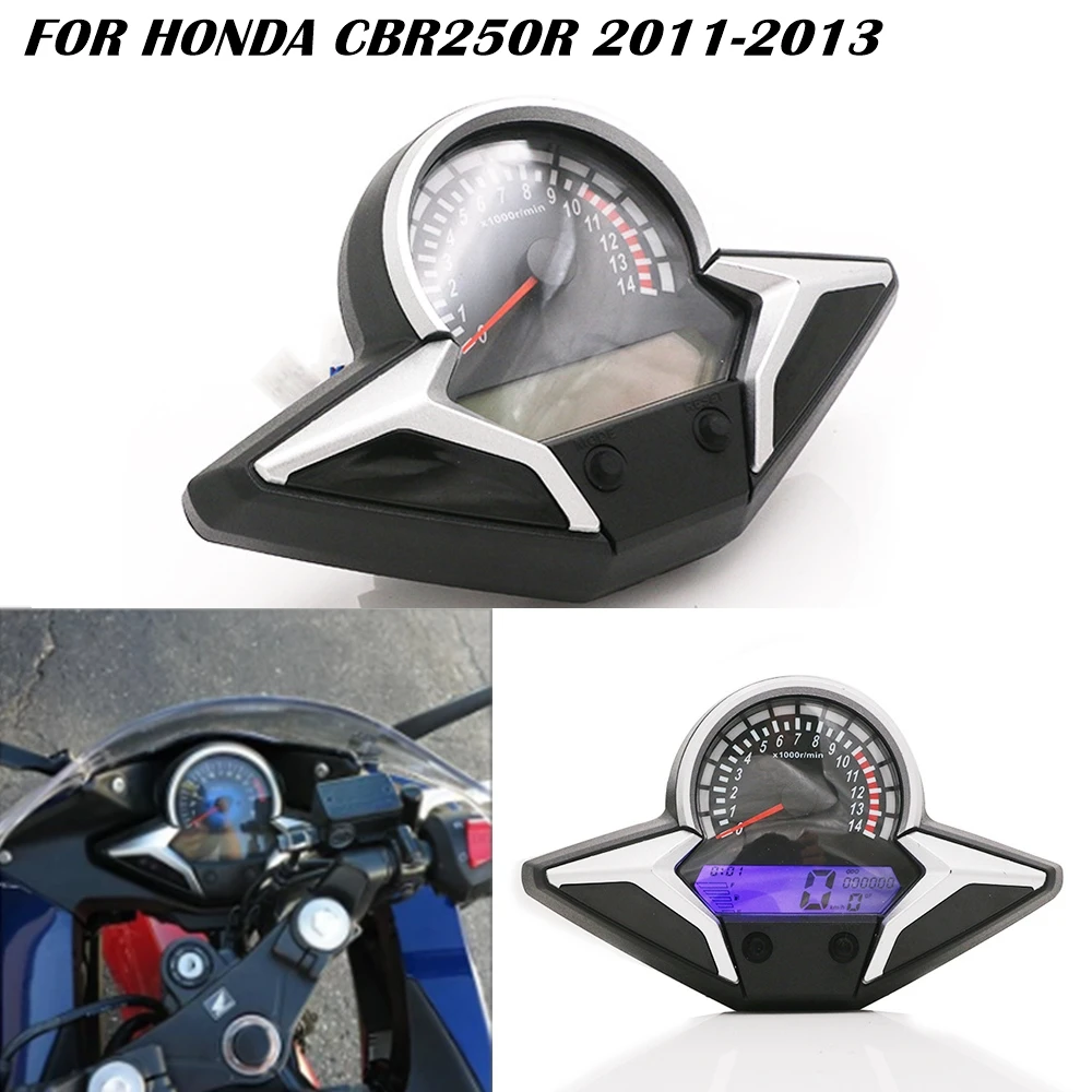 

Одометр для мотоцикла с большим объемом, инструменты, ЖК-датчик, спидометр, тахометр, Измеритель для HONDA CBR250R CBR 250