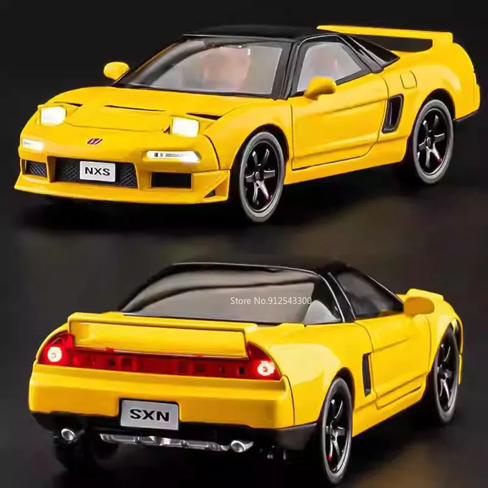 1:32 HONDA NSX модель спортивного автомобиля игрушечные двери открытые амортизирующие