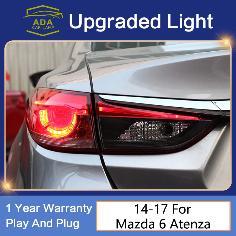 Для Mazda 6 Атенза 2011-2017 задний фонарь в стиле Японии с функцией движения + светом тормоза, задним ходом и указателями поворота LED задний фонарь.