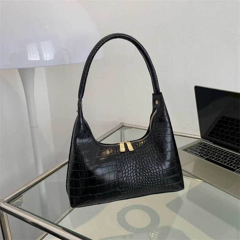 

2023 модная женская сумка, роскошная дизайнерская женская сумка и кошельки из искусственной кожи, Наплечные сумки с полумесяцем, винтажная сумка-хобо для покупок