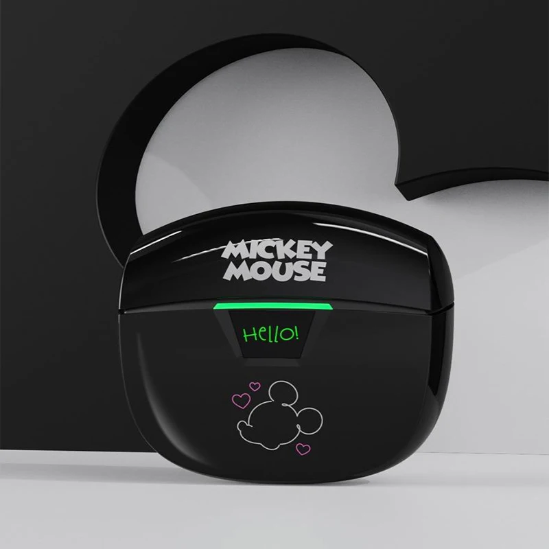 

Disney Wireless Bluetooth Headphones Game Sports Stereo Smart Noise Headset Cancelling Charging Case Waterproof Earphones