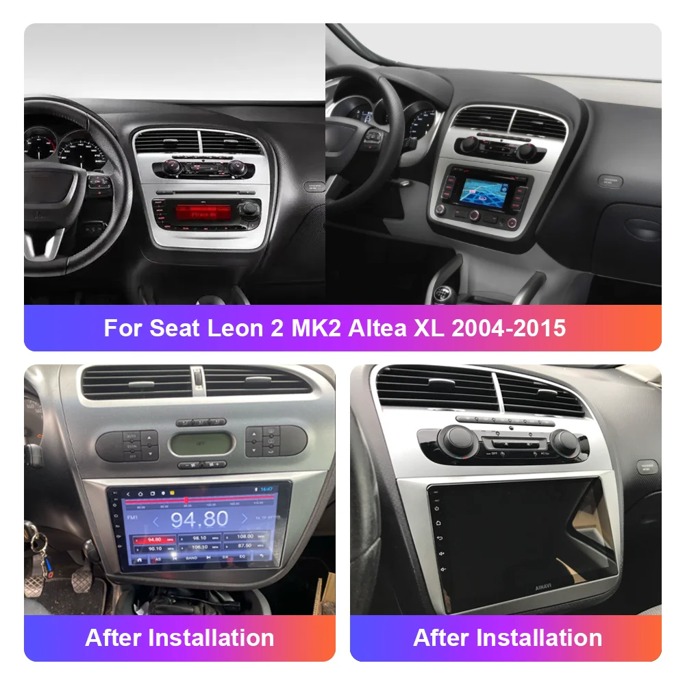NAVISTART Android 10 автомобильное радио для Seat Leon 2 MK2 Altea XL 2004-2015 Стерео Авторадио