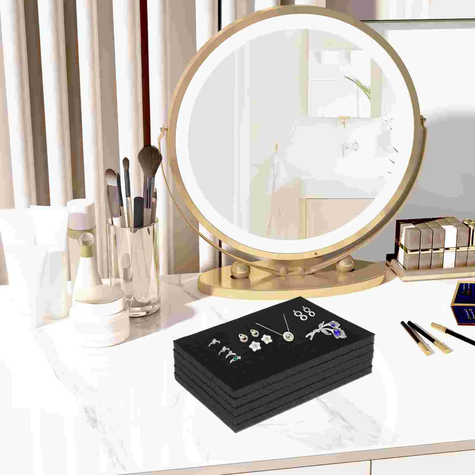 5 шт. вставка для ювелирных изделий поднос клапан мужчин держатель ушей кольцо