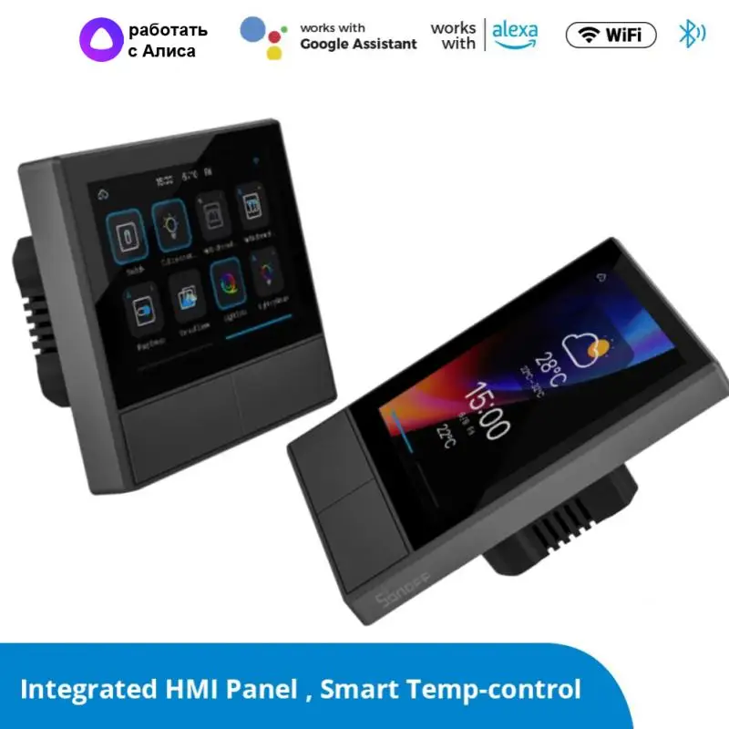 

SONOFF NSPanel EU/ US Wifi Smart Scene Wall Switch Thermostat Display Ewelink Alexa Google Home Alice Siri All-in-One Control