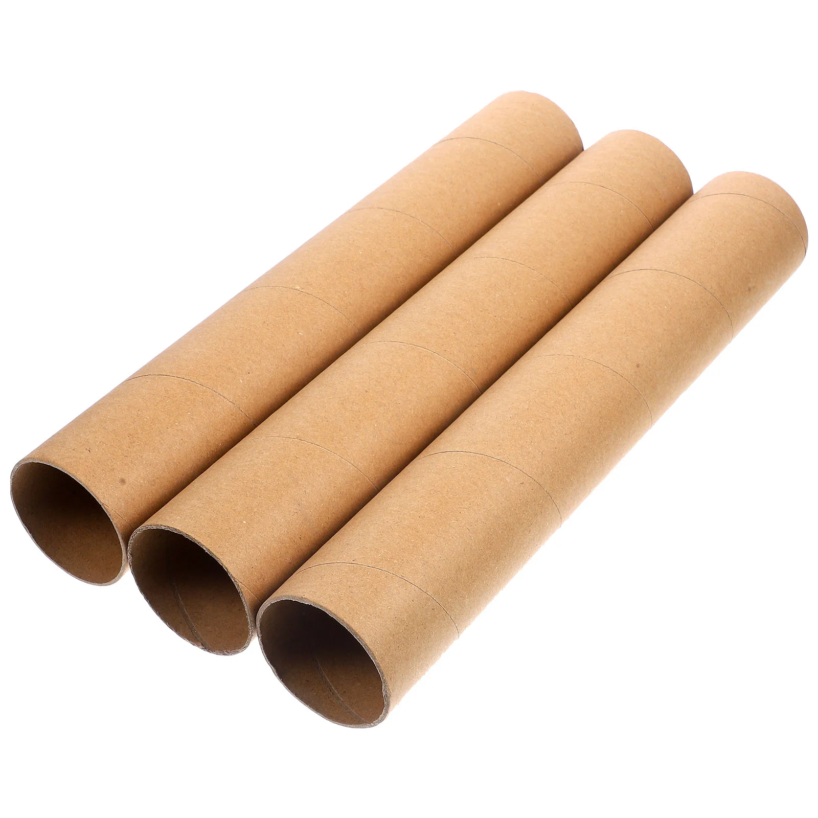 

3Pcs Paper Cardboard Tube Craft Paper Tube Blank Cardboard Tube Poster Packing Tube