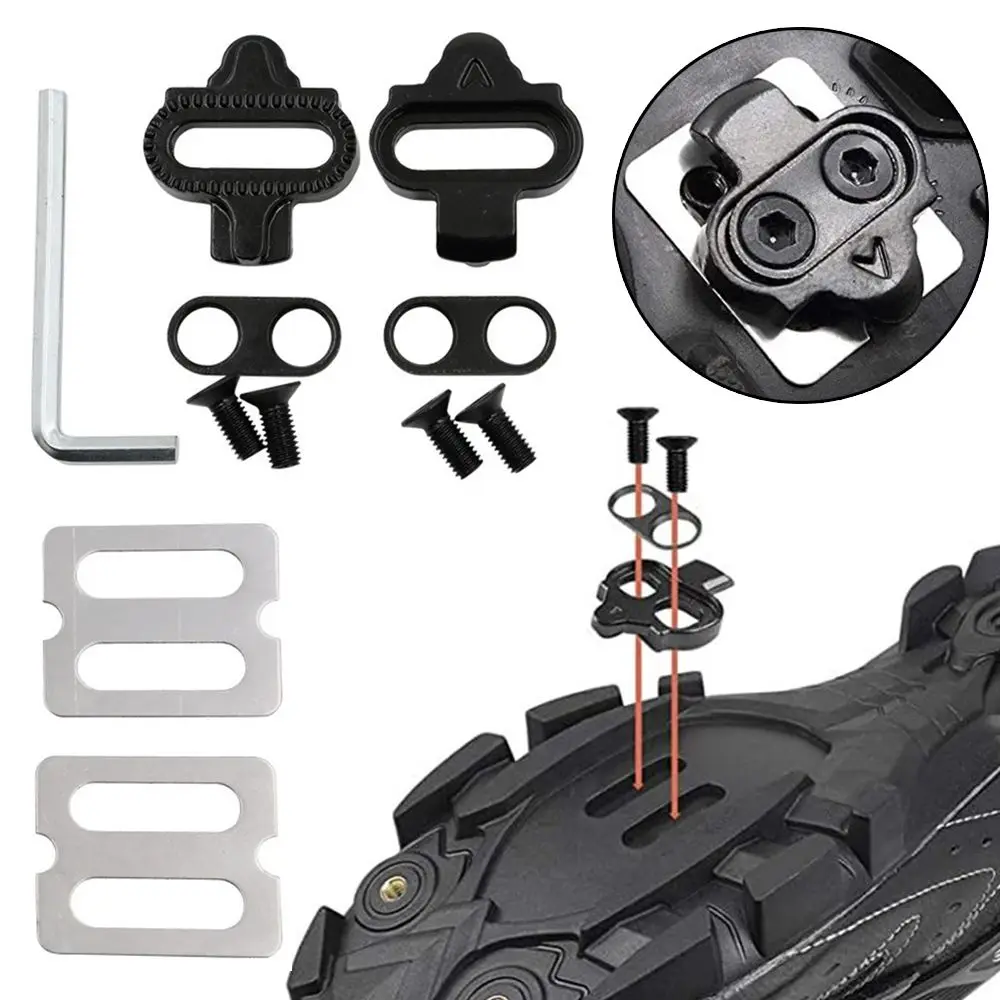 

Outdoor MTB Riding Cycling Release Clips Bike Pedals Cleat Shoes Cleats Lock Self Locking Buckle For Shim ano SH51 SPD