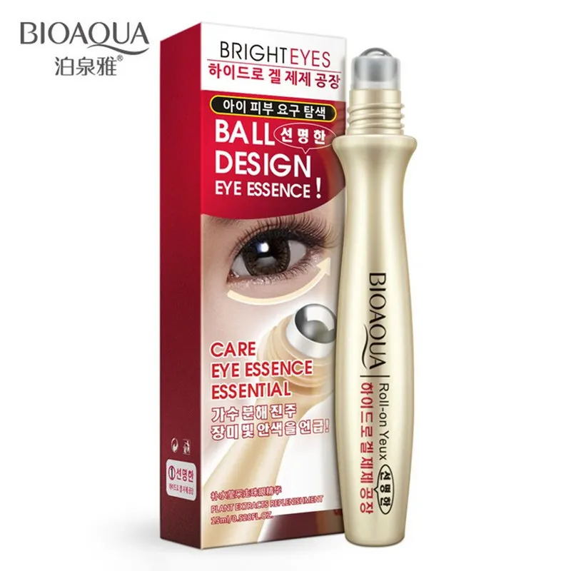 

bioaqua eyes care ball design eye essence moisturizing firming eye serum beauty eyes massage improvement dark circle new