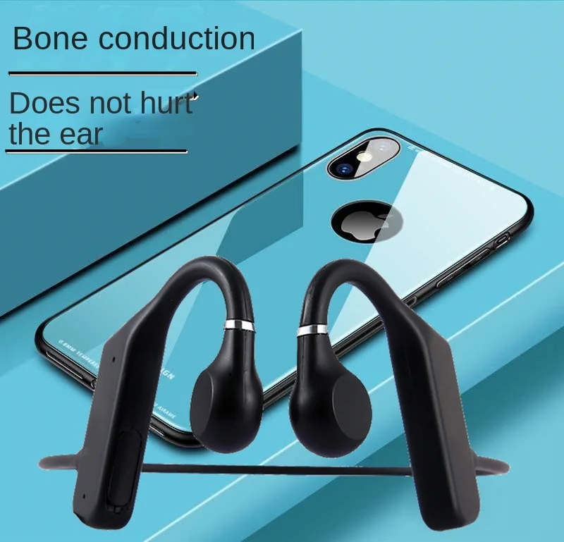 

Cross Border New Private Mode Wireless Bluetooth Headset Sports Running Ear Hook Bone Conduction Bluetooth Headset Wholesale