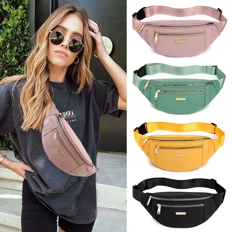 

Women Bags Solid Women Travel Color Shoulder Pouch Waist Packs Bag Chest Bullet Purse Belt Pack for Fanny Chest Pack Fashion