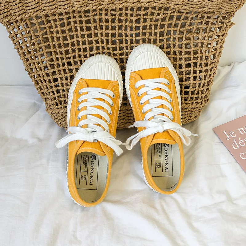 Canvas Shoes for Women 2022 New Fashion Color Women Casual Flats Canvas Women Casual Shoes Sneakers Color Female Shoes