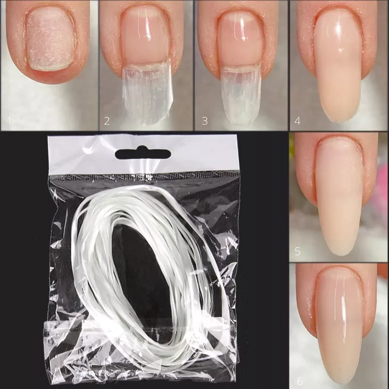

Acrylic Nail Art Fiberglass for Extension Tips UV Gel Nails Forms Building Fiber Glass French Manicure Nail Tools