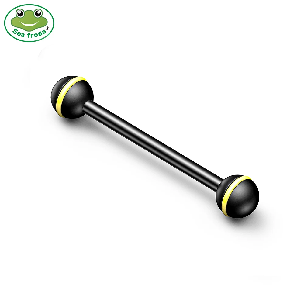 

Seafrogs 5 дюймов двойной шаровой рычаг из алюминиевого сплава шарнирный шаровой рычаг Фонарик Держатель Разъем для подводного плавания