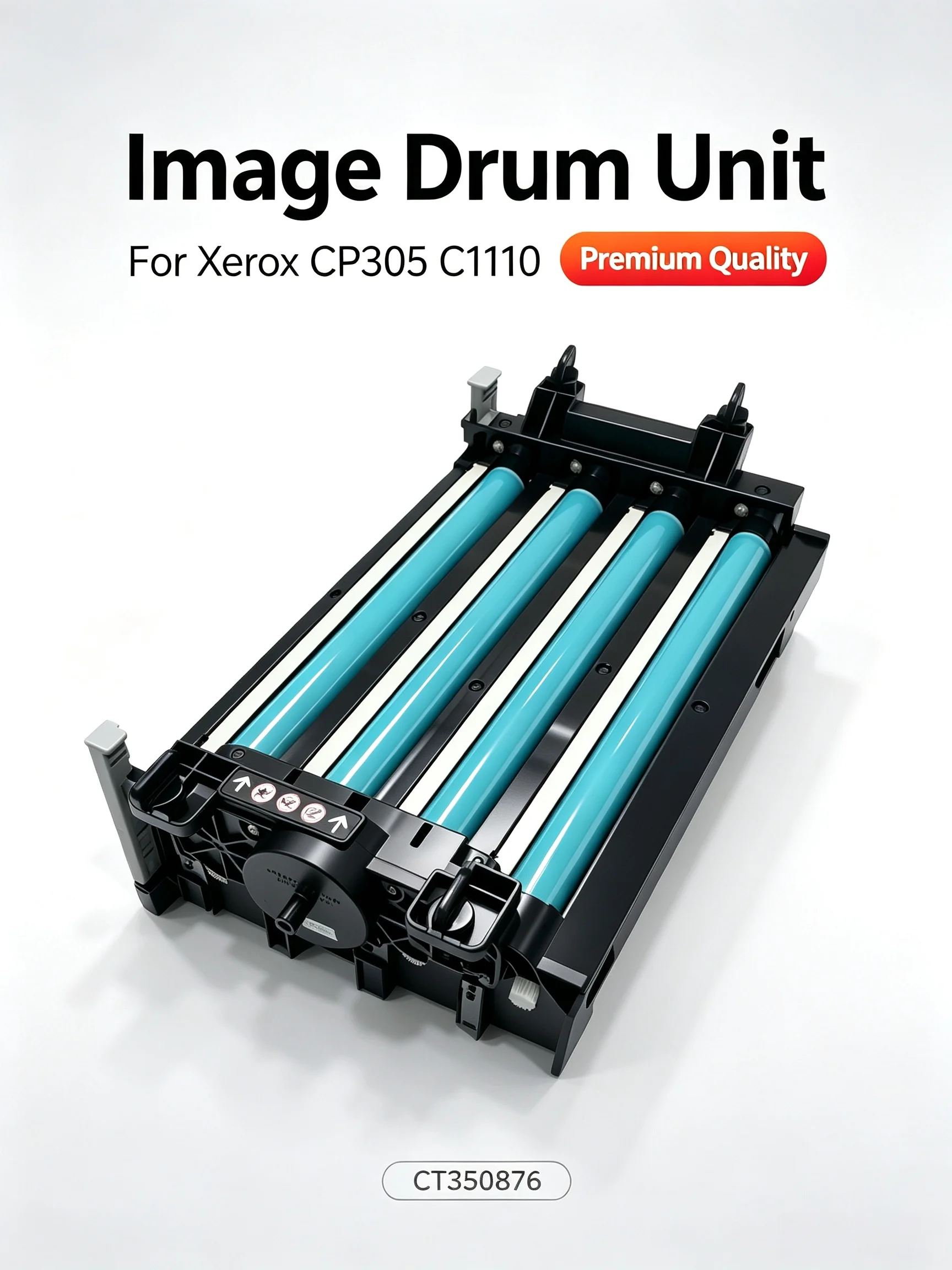 Фото Блок фотобарабана для принтеров Xerox Docuprint CP305 CM305 C1110 C2120 C1190 6128, картриджный блок барабана CP 305 1110 2120 CT350876 №1