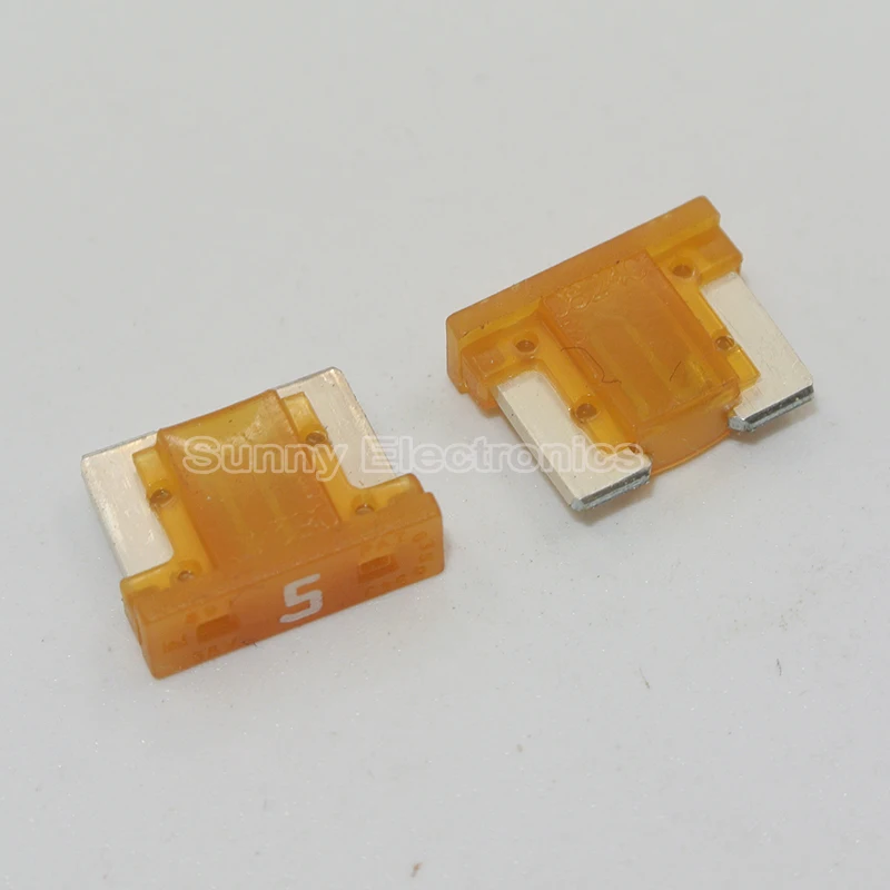 

50 шт. 2A 3A 5A 7.4A 10A 15A 20A 25A 30A предохранители Micro Short Low profile Mini blade 15A amp APS/ATT предохранитель для Honda Toyota Lexus