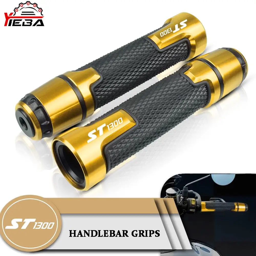 

For Honda ST1300 ST 1300 2002-2021 2003 2004 2005 2006 2007 Motorcycle Handlebar Knobs Grip Handle Bar Motorbike Handlebar Grips