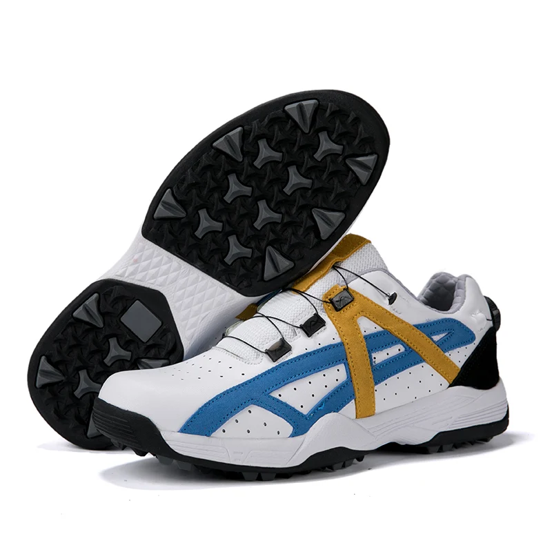 Новые модные мужские кожаные спортивные туфли для гольфа профессиональные