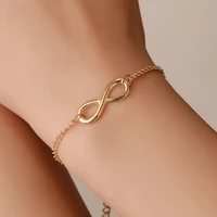 minimalism classic digital 8 charm gold bracelet fine fashion womens special price jewelry birthday gifts collection