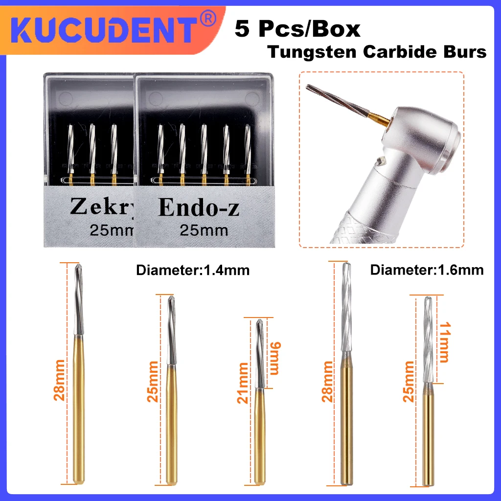 5 шт./коробка FG стоматологические боры из карбида вольфрама Zekrya endo-Z хирургические