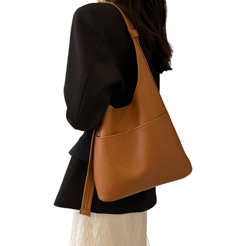 

Stylish PU Bucket Bag for Women Large Capacity Purse and Shoulder Bag Tote Handbags 517D