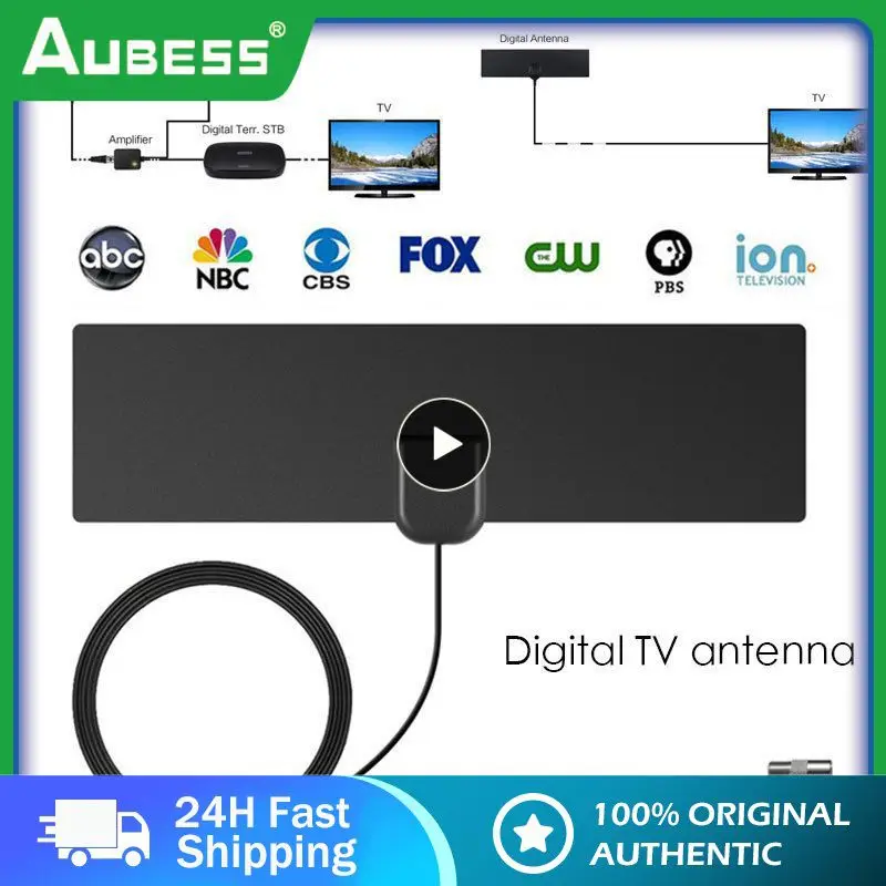

Practical Indoor Digital Hdtv Antenna Low Error Rate Satellite Dish Signal Receiver Aerial 1080p Hd High Sensitivity Universal