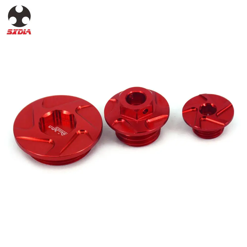 

Motorcycle CNC Engine Timing Oli Filter Plugs Screw Bolts Set For HONDA CRF150R CRF250R CRF450R CRF450X Super Cub 125 CA125A