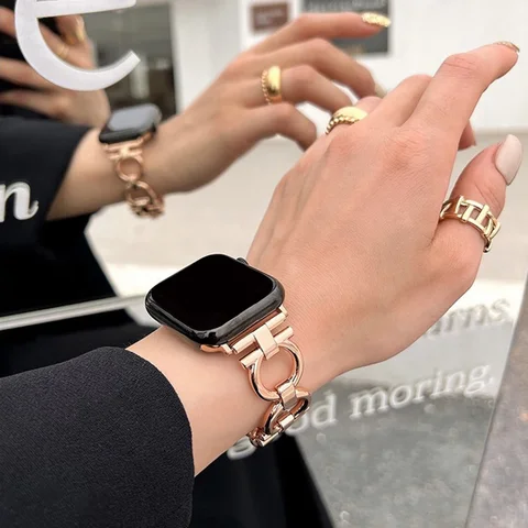 Металлический ремешок для Apple Watch из нержавеющей стали