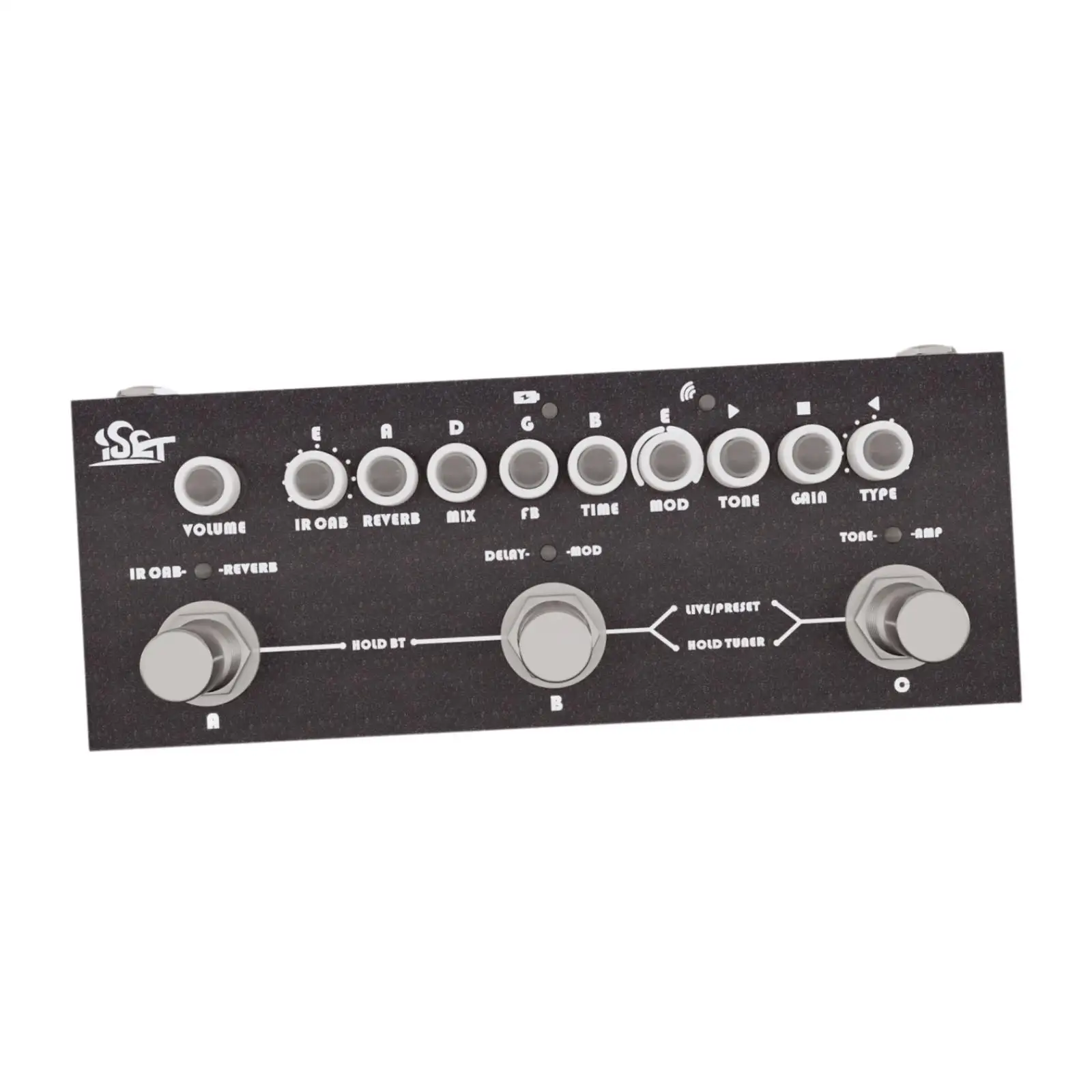 Педаль для гитары с несколькими эффектами блок питания перезаряжаемый