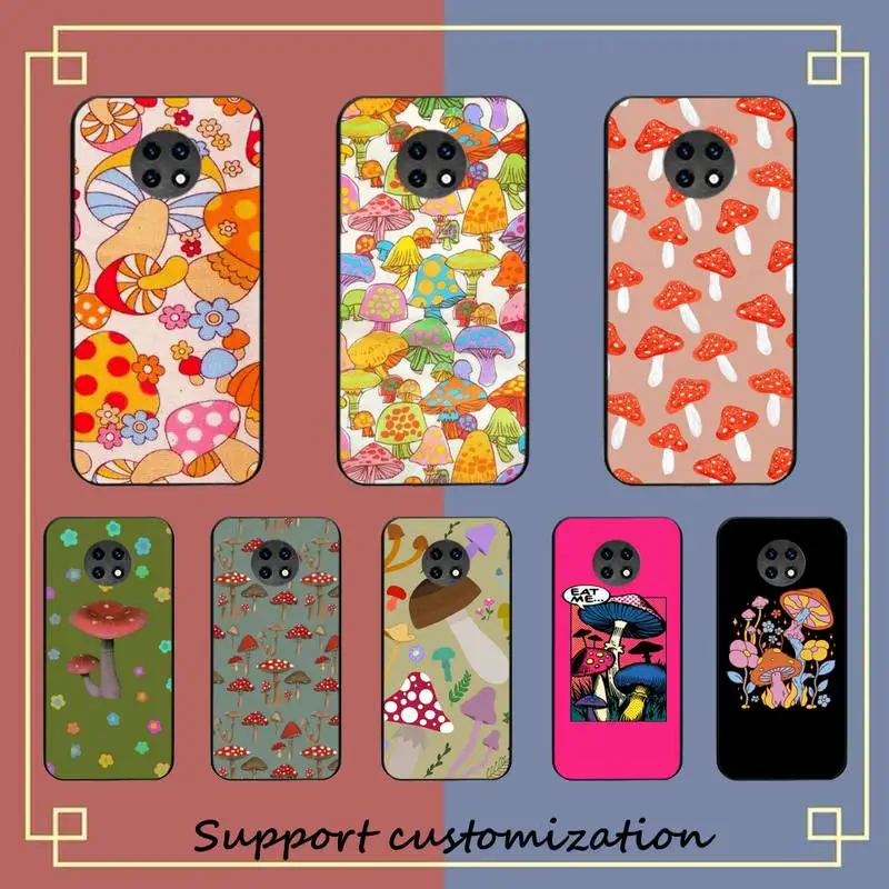 

Mushroom Phone Case For Redmi Note 8A 7 5 Note8pro 8T 9Pro note6pro Funda