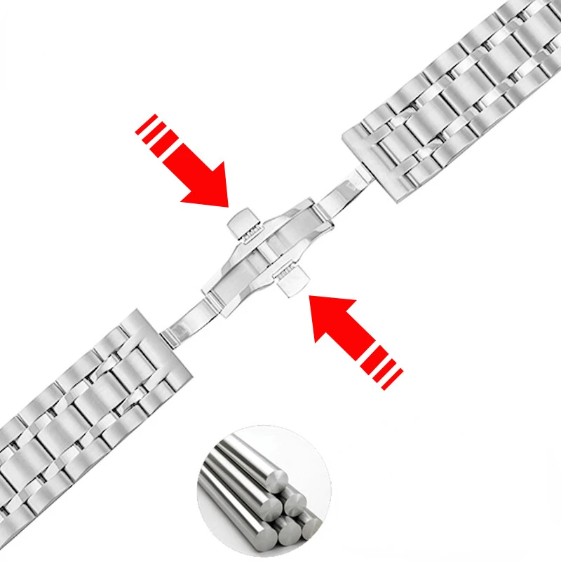 Ремешок для часов Tissot 1853 Couturier T035 T035627 T035407a T035617a механический браслет мужские