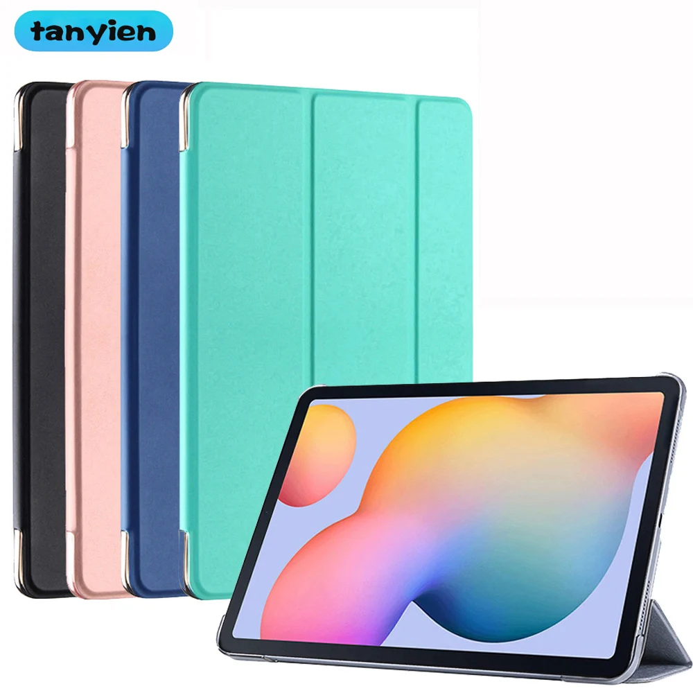 

Tablet Case For Samsung Galaxy Tab S6 Lite 10.4 2020 2022 SM-P610 SM-P615 SM-P613 SM-P619 Trifold PU Leather Flip Stand Cover