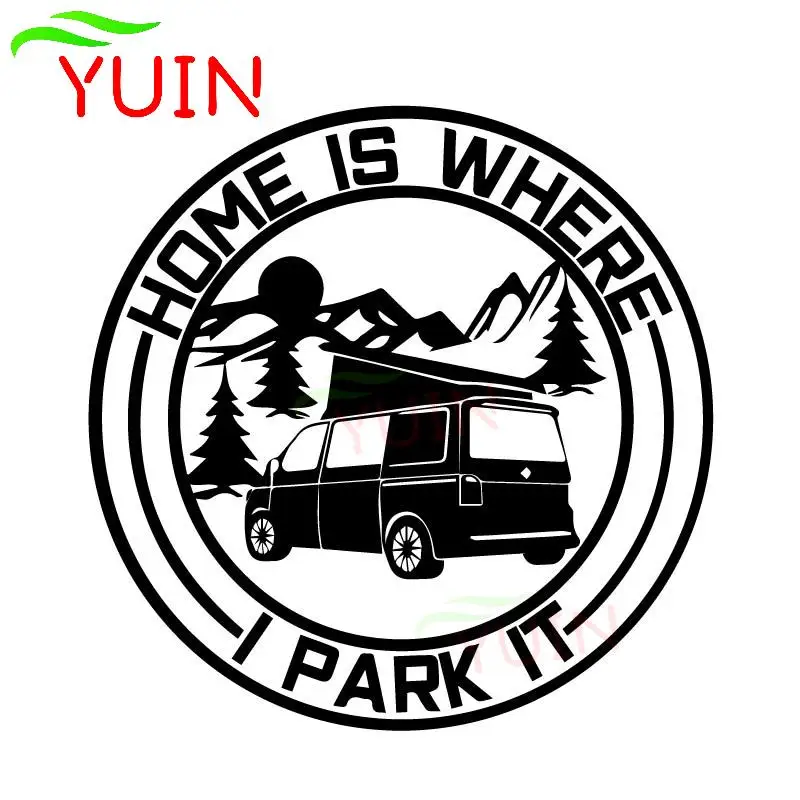 

YUIN Beautiful Family Car Adventure Travel Car Decal Fashion Decoration PVC Waterproof Sunscreen Sticker Can Be Customized Color