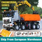 Автомобиль Mould King 19007, совместимый с приложением 42043, моторизованный Arocs 3245, модель автомобиля, строительные блоки, детские строительные блоки