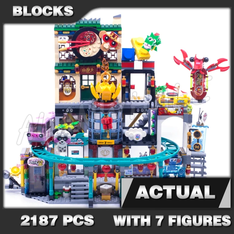 5 типов Монеки Дети Дракон Восточного Двореца Цветок Фрукты Горные Фонари