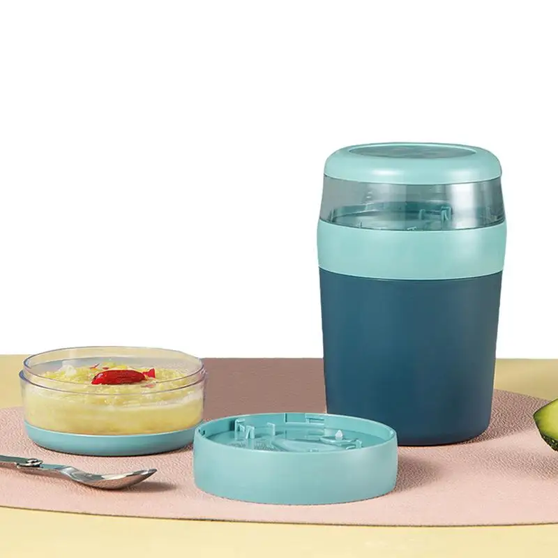

Insulated Soup Flask Insulated Container For Hot Food Vacuum Stainless Steel Leakproof Soup Container Kitchen Travel Portable