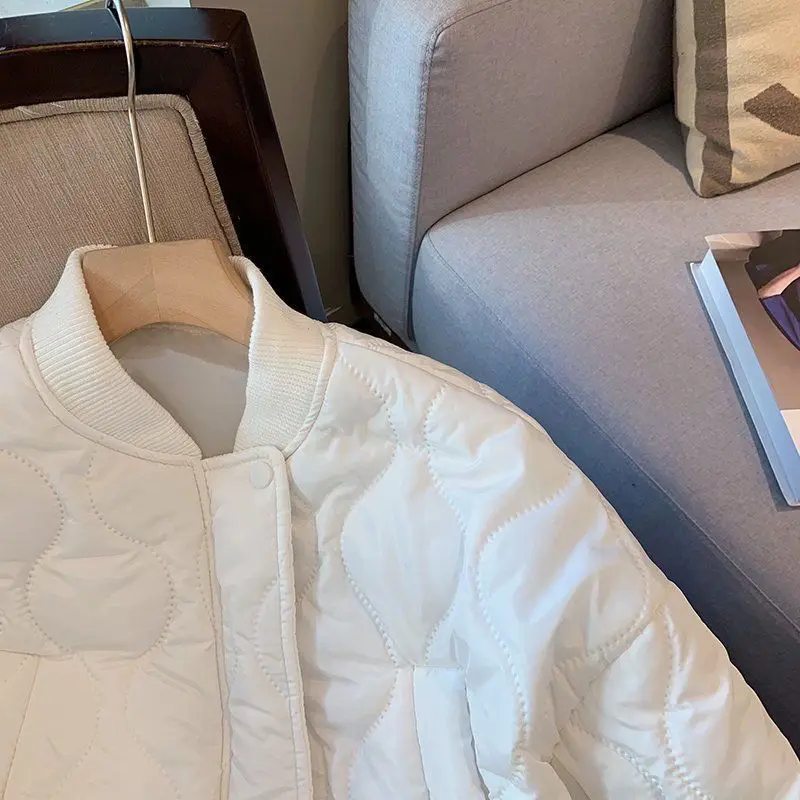 Women Cotton Clothes Jacket Fashion Solid Thick Warm Winter Coat Casual Cotton-padded Parkas Outwear Korean Style