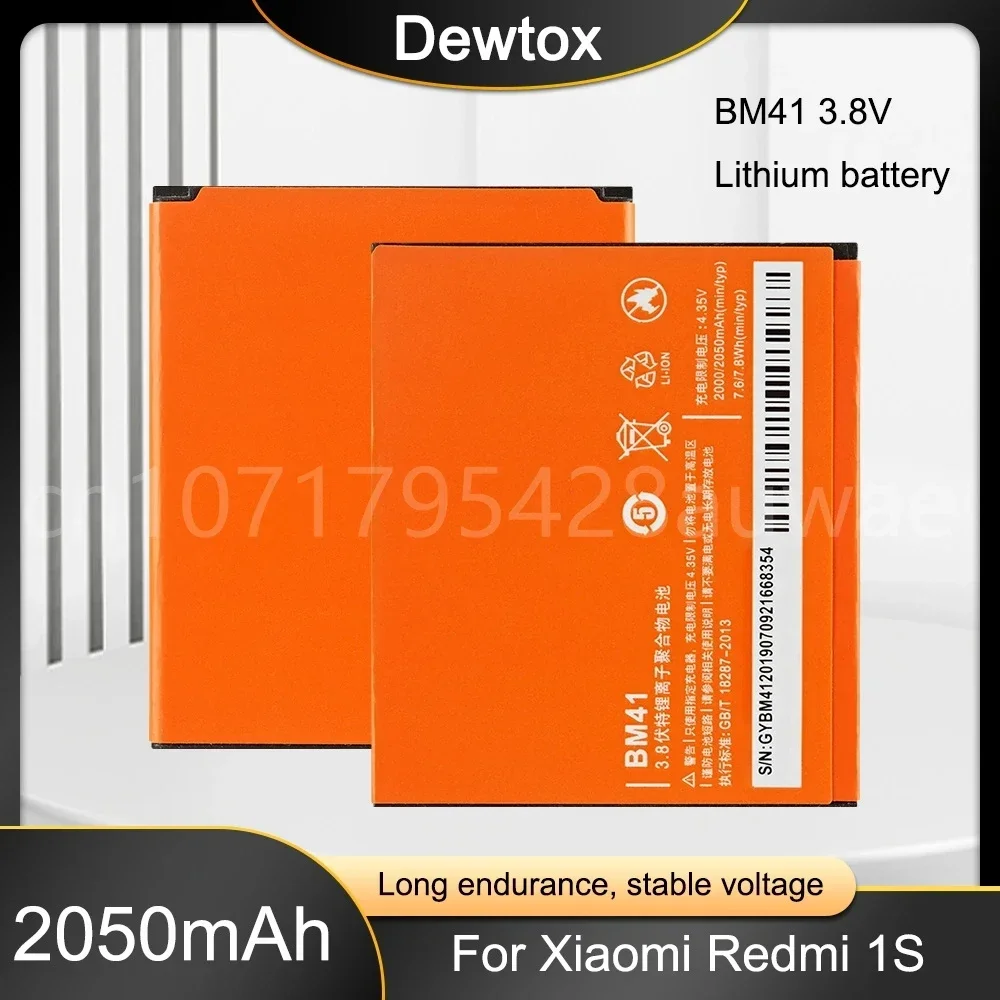 Аккумулятор BM41 2050 мАч для Xiaomi Redmi 1 1S высококачественные сменные аккумуляторы