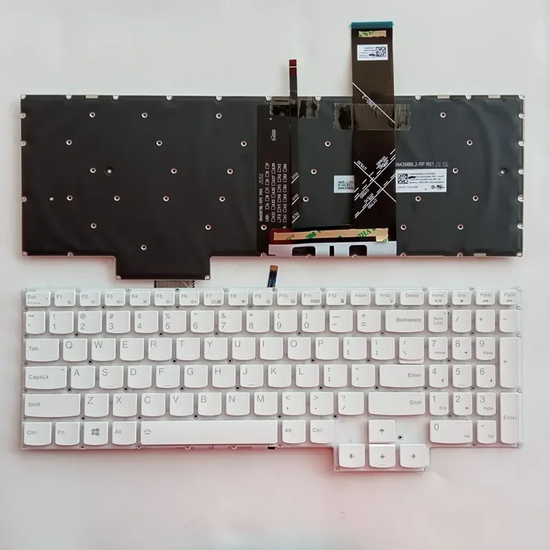 Фото Сменная клавиатура для Lenovo Legion 5-15IMH05H 15ARH055P 5P-15IMH05 15IMH05H, раскладка US/RU №1