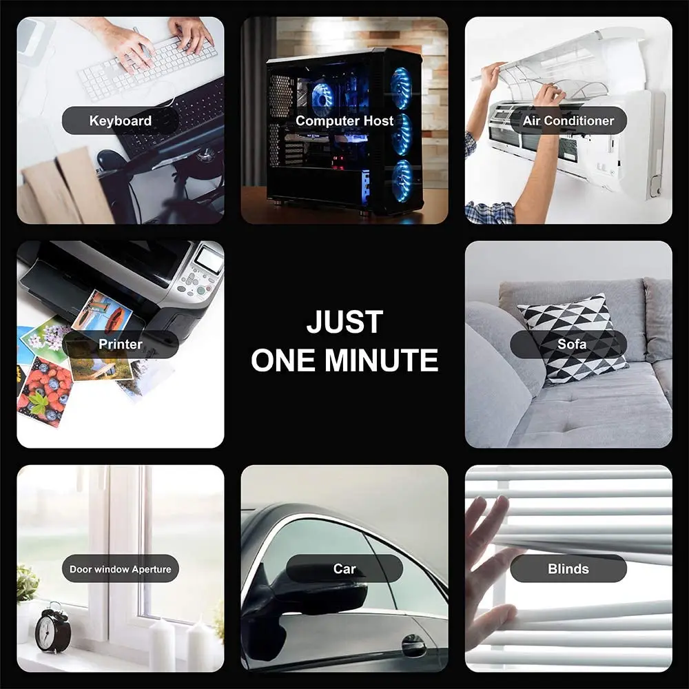 electric air dustercompressed air can for computerslaptop keyboard cleaning dusthairs pcprinter purposescreen cleaner free global shipping