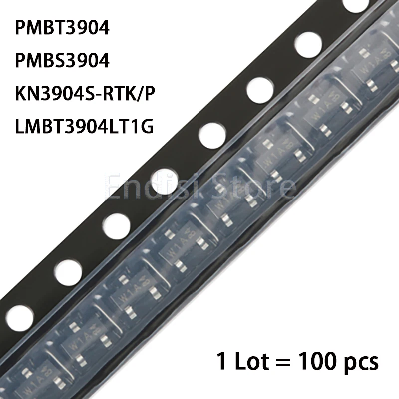 100 шт. PMBT3904 PMBS3904 KN3904S-RTK/P LMBT3904LT1G 1A t04 ZCA W1A SOT-23 40 В 200 мА PNP коммутационный транзистор SMD
